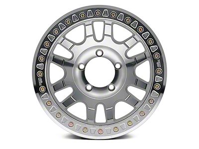 Dirty Life Canyon Race Machined 8-Lug Wheel; 17x9; -12mm Offset (17-22 F-250 Super Duty)