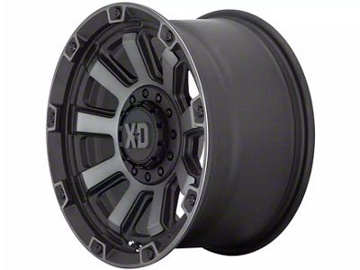 XD Gauntlet Satin Black with Gray Tint 8-Lug Wheel; 20x10; -18mm Offset (17-22 F-250 Super Duty)