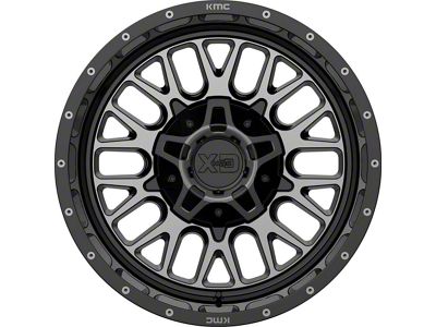 XD Snare Gloss Black with Gray Tint 8-Lug Wheel; 20x10; -18mm Offset (17-22 F-350 Super Duty SRW)