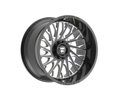 Fittipaldi Offroad FA08 Gloss Black Milled 8-Lug Wheel; 20x12; -44mm Offset (17-22 F-350 Super Duty SRW)