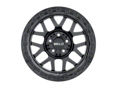 Weld Off-Road Cinch Gloss Black Milled 8-Lug Wheel; 20x10; -18mm Offset (23-24 F-250 Super Duty)