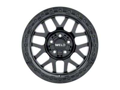 Weld Off-Road Cinch Gloss Black Milled 8-Lug Wheel; 20x9; 0mm Offset (17-22 F-250 Super Duty)