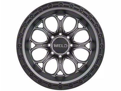 Weld Off-Road Ledge Eight Satin Gunmetal 8-Lug Wheel; 20x9; 0mm Offset (11-16 F-350 Super Duty SRW)