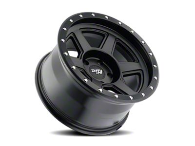 Dirty Life Compound Matte Black 8-Lug Wheel; 22x10; -12mm Offset (11-16 F-250 Super Duty)