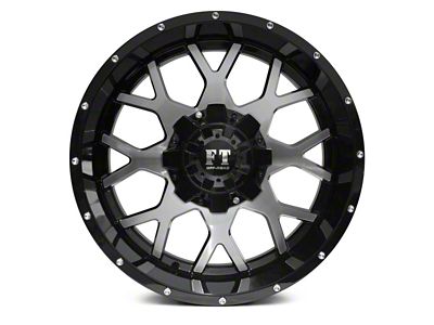 Full Throttle Off Road FT0151 Gloss Black Machined 8-Lug Wheel; 20x10; -24mm Offset (17-22 F-350 Super Duty SRW)