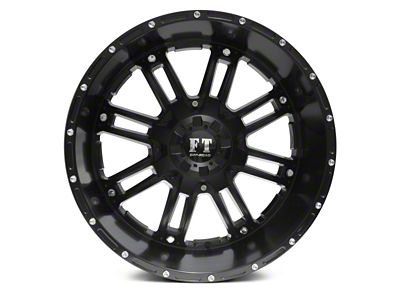 Full Throttle Off Road FT8033 Satin Black 8-Lug Wheel; 20x10; -24mm Offset (17-22 F-350 Super Duty SRW)