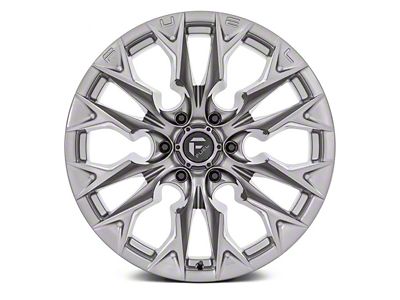 Fuel Wheels Flame Platinum 8-Lug Wheel; 20x10; -18mm Offset (23-24 F-250 Super Duty)