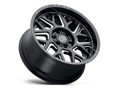 Black Rhino Reaper Gloss Black Milled 8-Lug Wheel; 20x9.5; -18mm Offset (23-24 F-250 Super Duty)