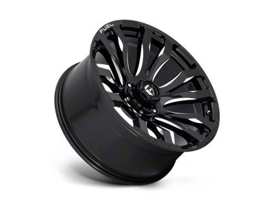 Fuel Wheels Blitz Gloss Black Milled 8-Lug Wheel; 18x9; 20mm Offset (17-22 F-250 Super Duty)