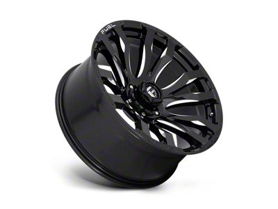 Fuel Wheels Blitz Gloss Black Milled 8-Lug Wheel; 22x10; -18mm Offset (11-16 F-250 Super Duty)