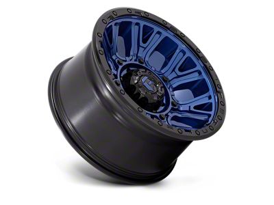 Fuel Wheels Traction Dark Blue with Black Ring 8-Lug Wheel; 20x10; -18mm Offset (23-24 F-250 Super Duty)