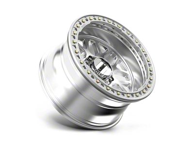 KMC Grenade Crawl Beadlock Machined 8-Lug Wheel; 20x10; -48mm Offset (23-24 F-250 Super Duty)