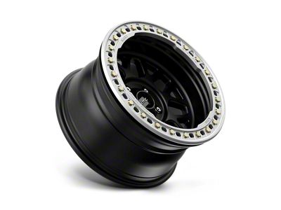 KMC Grenade Crawl Beadlock Satin Black 8-Lug Wheel; 18x9; 10mm Offset (11-16 F-350 Super Duty SRW)