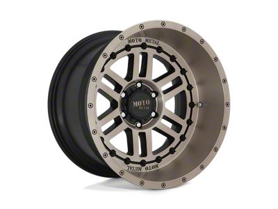 Moto Metal Deep Six Satin Black with Bronze Tint 8-Lug Wheel; 20x10; -18mm Offset (17-22 F-350 Super Duty SRW)