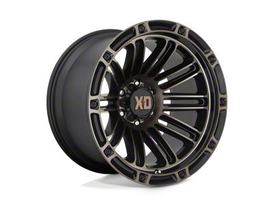 XD Double Deuce Satin Black with Dark Tint 8-Lug Wheel; 20x12; -44mm Offset (23-24 F-250 Super Duty)