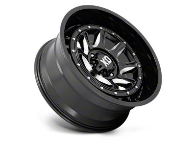 XD Outlander Gloss Black Milled 8-Lug Wheel; 22x10; -18mm Offset (23-24 F-250 Super Duty)