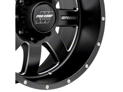 Pro Comp Wheels 73 Series Trilogy Satin Black 8-Lug Wheel; 20x10; -18mm Offset (11-16 F-250 Super Duty)