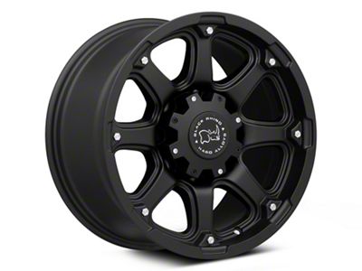 Black Rhino Glamis Matte Black 8-Lug Wheel; 18x9; 12mm Offset (07-10 Sierra 3500 HD SRW)