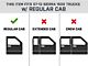 Square Tube Drop Style Nerf Side Step Bars; Matte Black (07-18 Sierra 1500 Regular Cab)