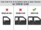 N-Fab Cab Length Nerf Side Step Bars; Textured Black (15-19 Sierra 3500 HD Crew Cab)