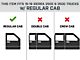 Round Tube Drop Style Nerf Side Step Bars; Black (07-19 Sierra 3500 HD Regular Cab)