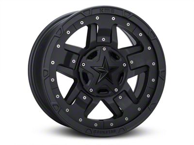 XD Rockstar III Matte Black 6-Lug Wheel; 17x8; 20mm Offset (15-20 F-150)