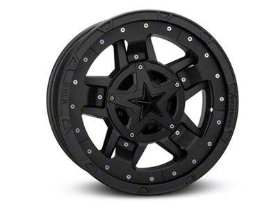 XD Rockstar III Matte Black 6-Lug Wheel; 18x9; 0mm Offset (04-08 F-150)
