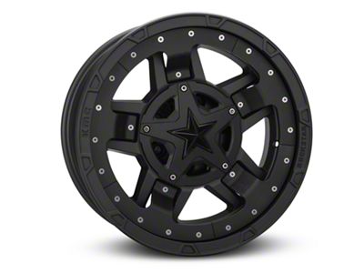 XD Rockstar III Matte Black 6-Lug Wheel; 18x9; 0mm Offset (15-20 F-150)