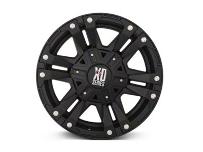 XD Monster II Matte Black 6-Lug Wheel; 18x9; 18mm Offset (2024 Ranger)