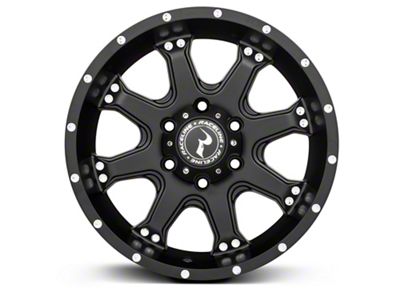 Raceline Assault Black 6-Lug Wheel; 17x9; 25mm Offset (21-24 F-150)