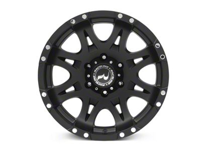 Raceline Raptor Black 6-Lug Wheel; 17x9; 6mm Offset (21-24 F-150)