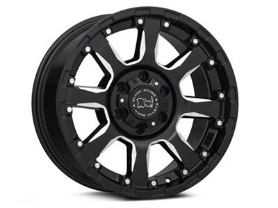 Black Rhino Sierra Gloss Black Milled 6-Lug Wheel; 18x9; 12mm Offset (04-08 F-150)