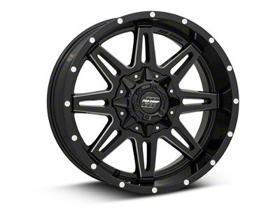 Pro Comp Wheels Blockade Gloss Black Milled 6-Lug Wheel; 20x9.5; -6mm Offset (15-20 F-150)