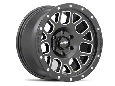 Pro Comp Wheels Vertigo Satin Black Milled 6-Lug Wheel; 17x9; -6mm Offset (09-14 F-150)