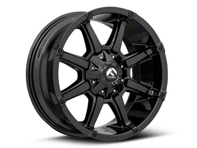 Fuel Wheels Coupler Gloss Black 6-Lug Wheel; 20x9; 20mm Offset (21-24 F-150)