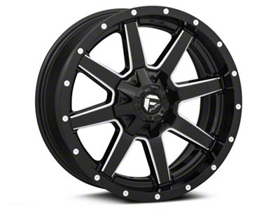Fuel Wheels Maverick Gloss Black Milled 6-Lug Wheel; 20x9; 1mm Offset (21-24 F-150)