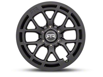 RTR Tech 6 Satin Black 6-Lug Wheel; 18x9; 18mm Offset (21-24 F-150)