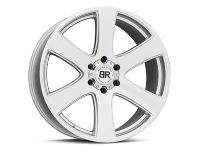 Black Rhino Haka Silver Machined 6-Lug Wheel; 22x9.5; 30mm Offset (15-20 F-150)