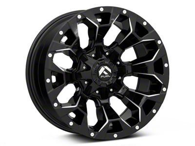 Fuel Wheels Assault Gloss Black Milled 6-Lug Wheel; 18x9; -12mm Offset (21-24 F-150)