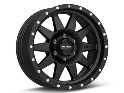 Method Race Wheels MR301 The Standard Matte Black 6-Lug Wheel; 17x8.5; 0mm Offset (15-20 F-150)