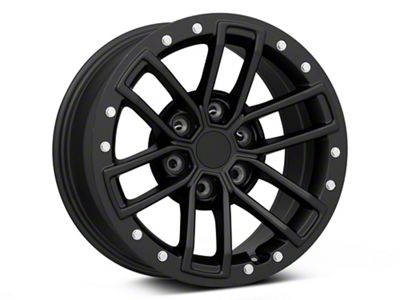 Raptor Beadlock Style Matte Black 6-Lug Wheel; 17x8.5; 34mm Offset (09-14 F-150)