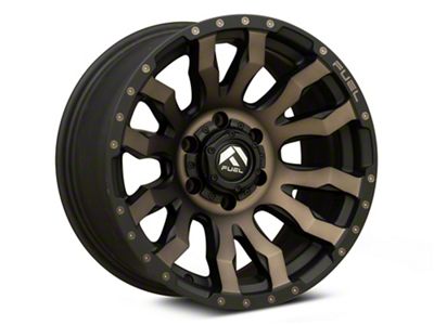 Fuel Wheels Blitz Matte Black with Dark Tint 6-Lug Wheel; 17x9; -12mm Offset (15-20 F-150)