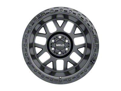 Weld Off-Road Cinch Satin Black 6-Lug Wheel; 20x10; -18mm Offset (15-20 F-150)