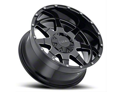G-FX TR-12 Gloss Black Milled 6-Lug Wheel; 18x9; 12mm Offset (09-14 F-150)