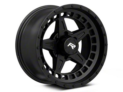 Rovos Wheels Hoek Matte Black 6-Lug Wheel; 17x9; -6mm Offset (21-24 F-150)