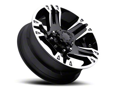 Ultra Wheels Maverick Gloss Black Machined 6-Lug Wheel; 18x9; 25mm Offset (04-08 F-150)