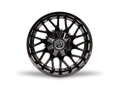 Thret Offroad Revolver Gloss Black 6-Lug Wheel; 17x9; -12mm Offset (15-20 F-150)