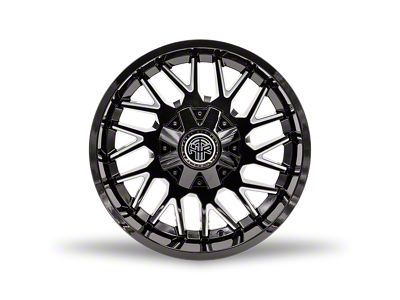 Thret Offroad Revolver Gloss Black Milled 6-Lug Wheel; 18x9; -12mm Offset (09-14 F-150)