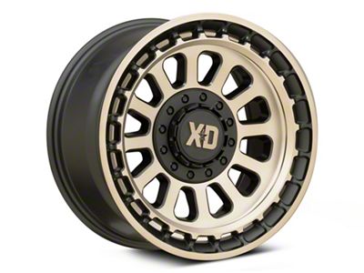 XD Omega Satin Black with Bronze Tint 6-Lug Wheel; 17x9; 18mm Offset (21-24 F-150)