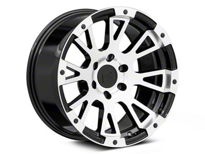 Rovos Wheels Karoo Gloss Black with Machined Lip 6-Lug Wheel; 18x9; 0mm Offset (21-24 F-150)